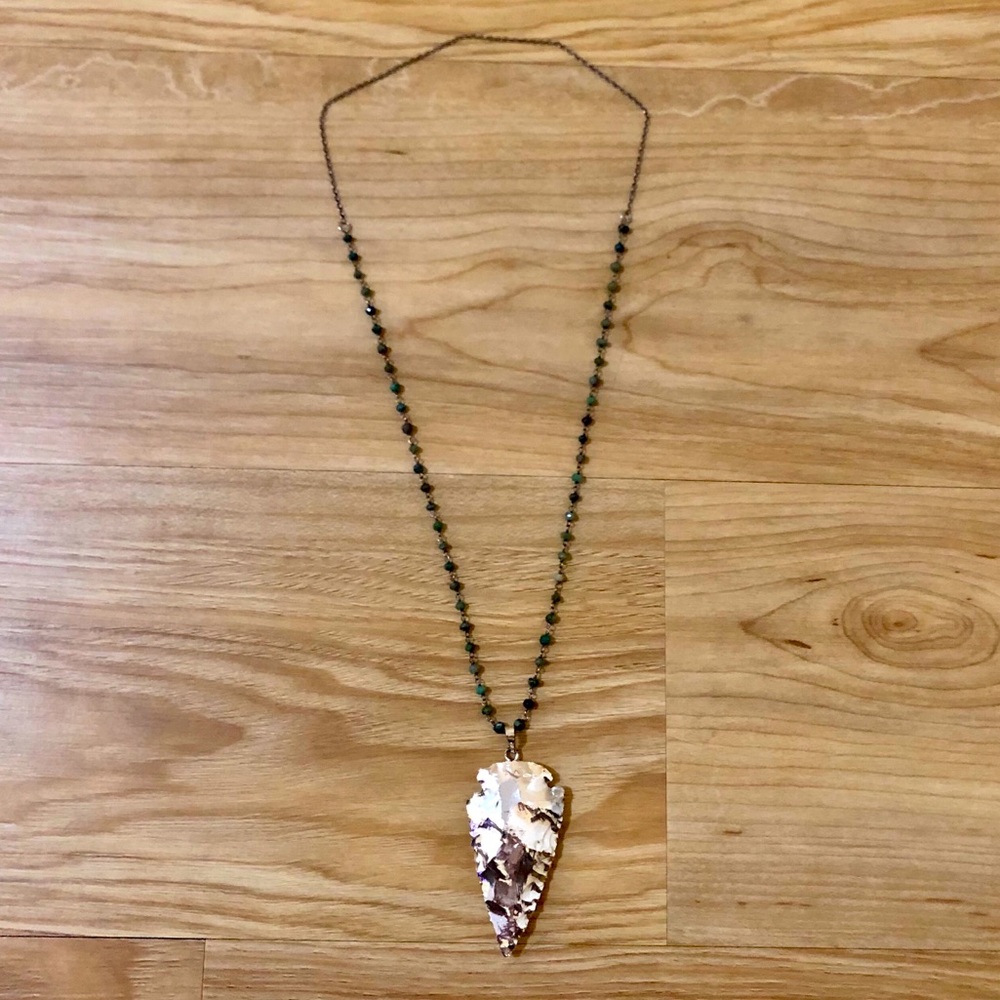 Silver Arrowhead Necklace